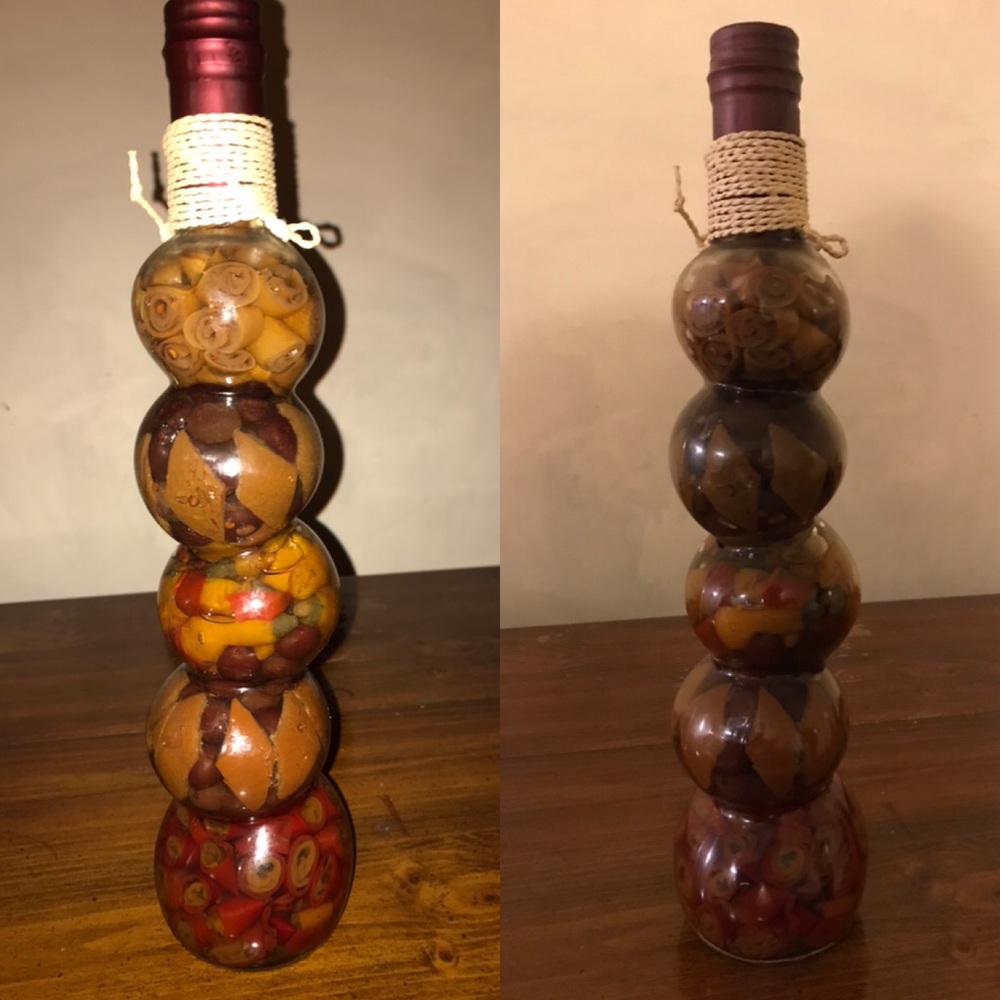 Decorative Glass Pepper Bottle